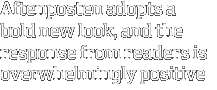 Aftenposten adopts a bold new look,
