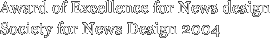 Award of Excellence for News