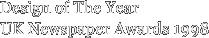 Design of The Year UK Newspaper