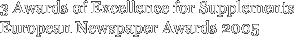 3 Awards of Excellence for