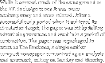 While it covered much of