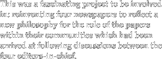 This was a fascinating project