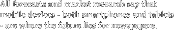 All forecasts and market research