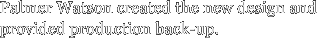 Palmer Watson created the new