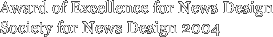 Award of Excellence for News