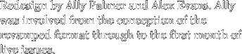 Redesign by Ally Palmer and