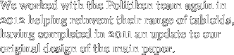 We worked with the Politiken