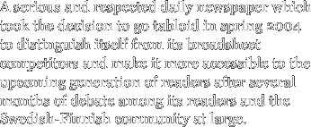 A serious and respected daily