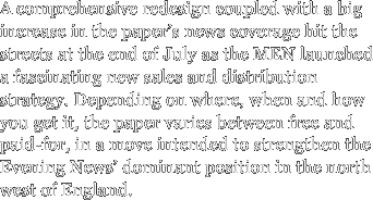A comprehensive redesign coupled with