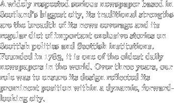 A widely respected serious newspaper