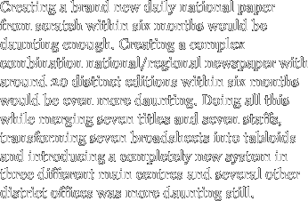 Creating a brand new daily