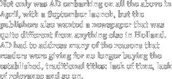 Not only was AD embarking