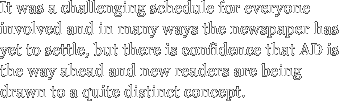It was a challenging schedule
